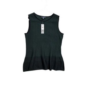 NWT Ann Taylor Petite Ruffle Sleeveless Sweater